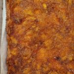 mazurek z pomarańczami i gorzką czekoladą