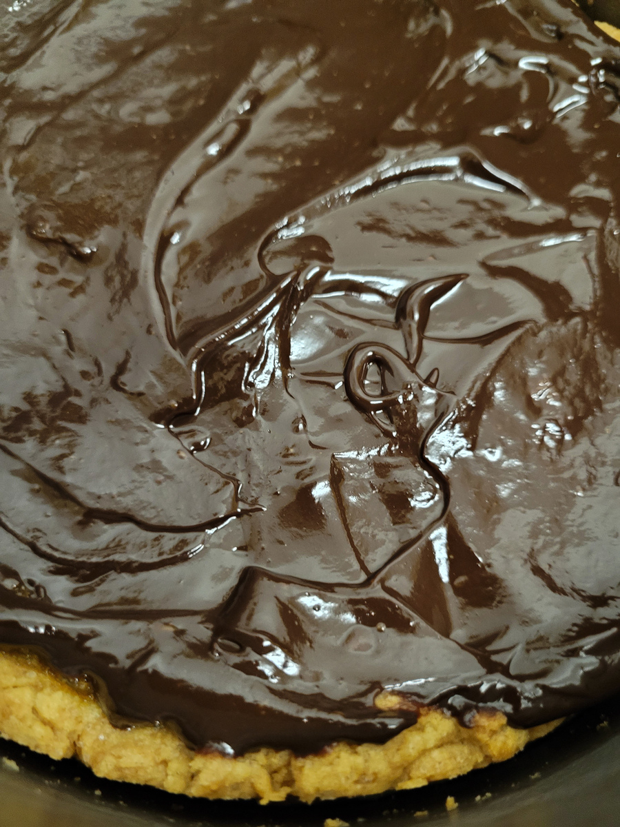 mazurek z pomarańczami i czekoladą