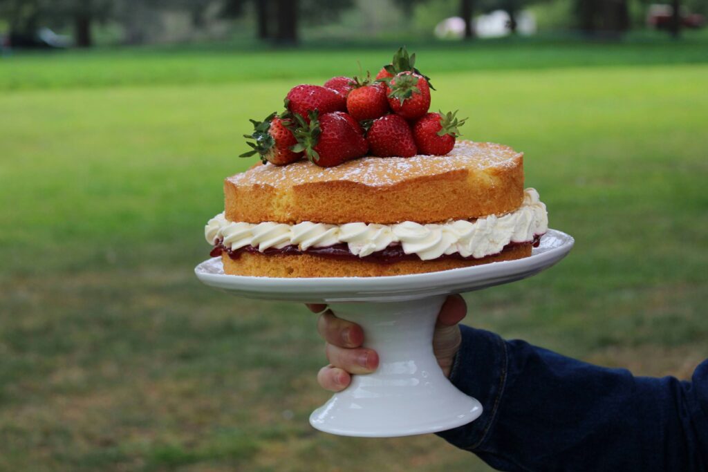 angielskie desery victoria sponge