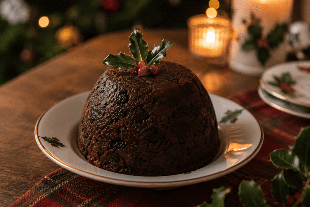 brytyjski świąteczny pudding angielski