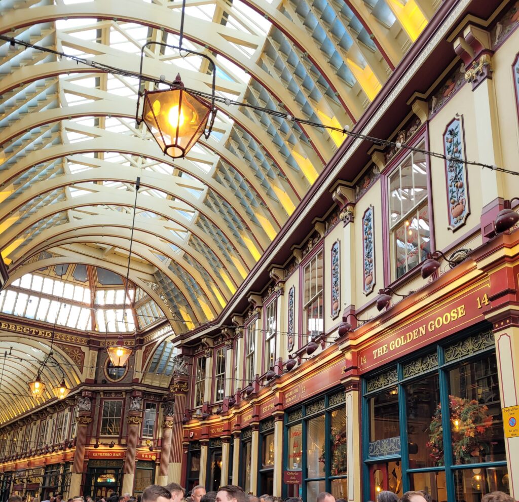 Leadenhall Market w londynie restauracje